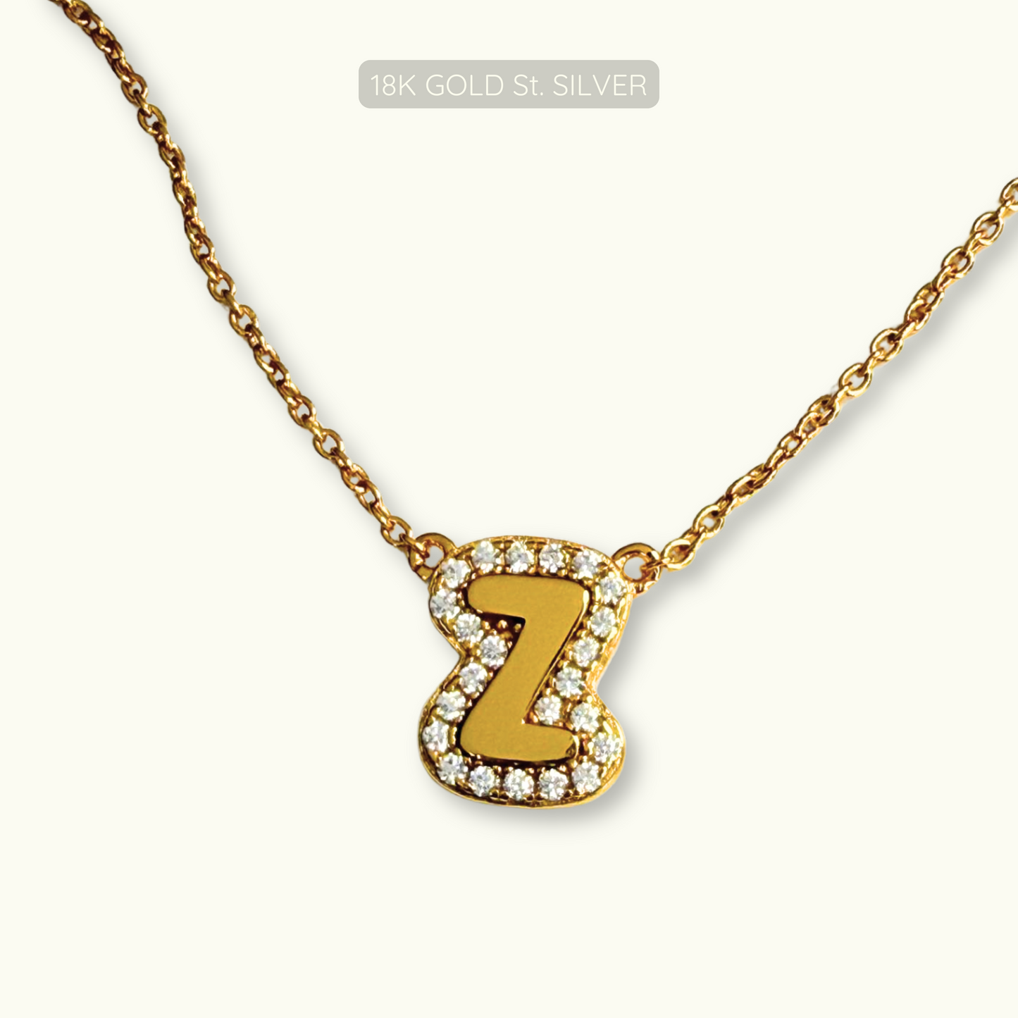 Alpha Necklace - 18k Gold Plated 925 Sterling Silver